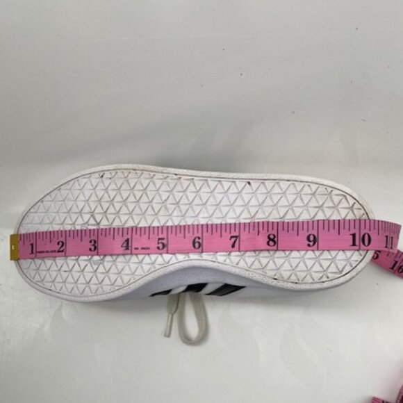 ADIDAS VL Court 2.0 Cloud White Leather Sneaker Tennis Shoes Sz 6 - Picture 13 of 13